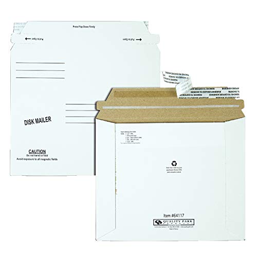 Quality Park, Recycled Economy Disk Mailer, Redi-Strip, White, 7.5x6.0625, 100 per box (64117) - Image 3
