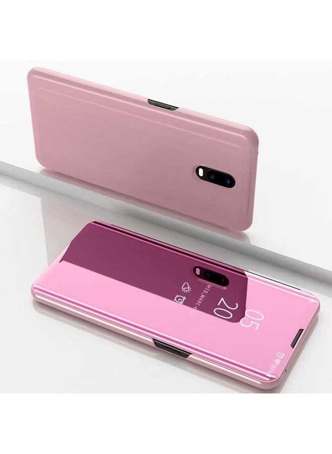 S-TOP Case For OnePlus 7 Plating Mirror Horizontal Flip Leather with Bracket Holster - Image 1