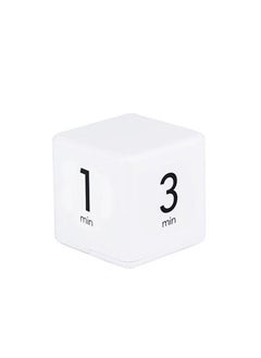 Portable Cube Timer Digital Kitchen Timer Countdown Alarm 1-3-5-10 Minutes Flip Timing with Digital Display Time Management for Study Sports Cooking Gaming Office