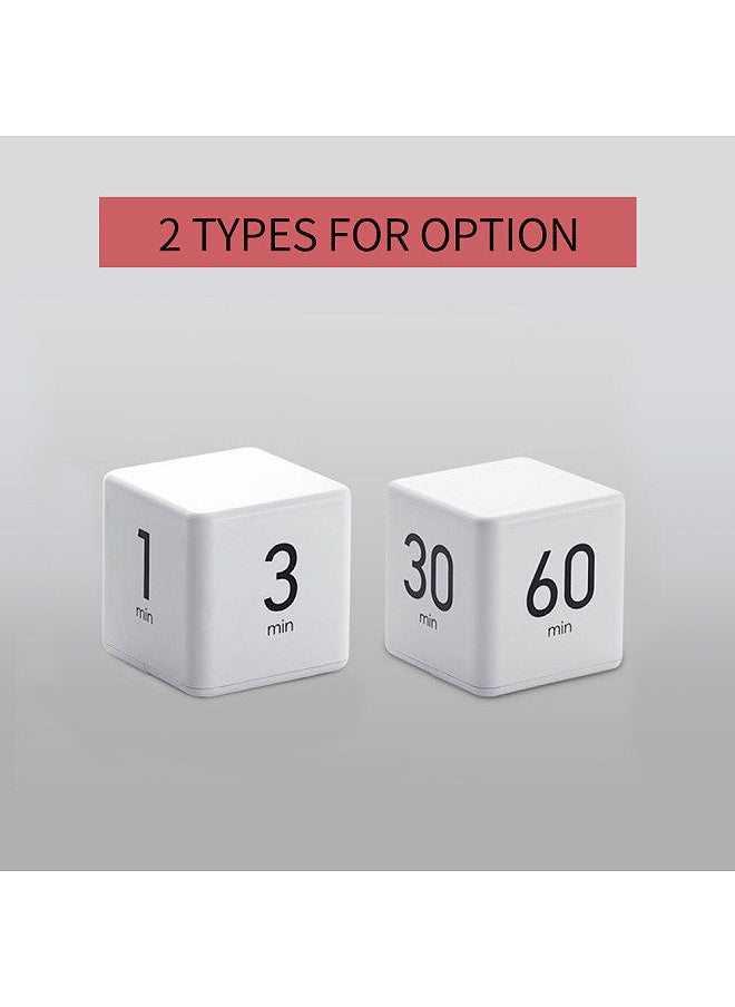 Generic - Portable Cube Timer Digital Kitchen Timer Countdown Alarm 1-3-5-10 Minutes Flip Timing with Digital Display Time Management for Study Sports Cooking Gaming Office - Image 1