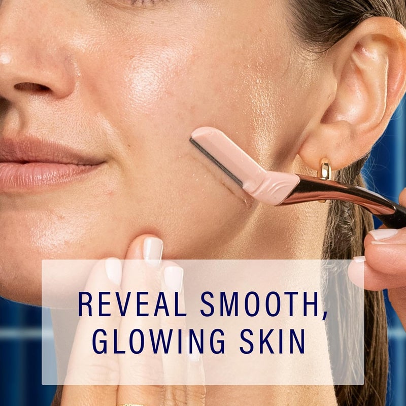 Intuition Derma Glow Facial Razor Refill - 3 Count Dermaplaning Tool for Smooth Skin - Image 3