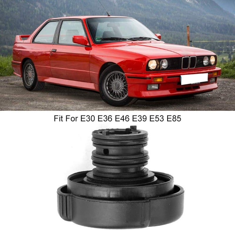 Coolant Tank Cap Cover, Water Tank Cap, For E83 Radiator Cap Black Radiator Valve Caps Radiator Coolant Expansion, For E30 E36 E46 E39 E53 E85 17111712669 - Image 2