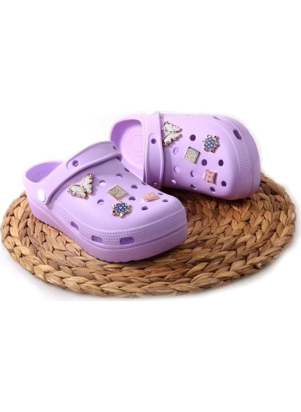 Papuçcity Apella E-800 Ortho Pedic High Sole Hospital Beach Women's Stone Eva Slippers