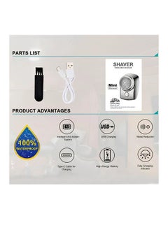 Daling Small Powerful Electric shaver For Men 6-blade portable shaver with USB charging  - Image 3