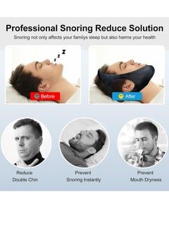 Generic Anti Snoring Devices - Snoring Relief Chin Strap - Good Sleep Anti Snoring Devices - Effective Snoring Reduction for Men and Women Sleep Better  - Image 2