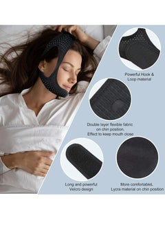 Generic Anti Snoring Devices - Snoring Relief Chin Strap - Good Sleep Anti Snoring Devices - Effective Snoring Reduction for Men and Women Sleep Better  - Image 4