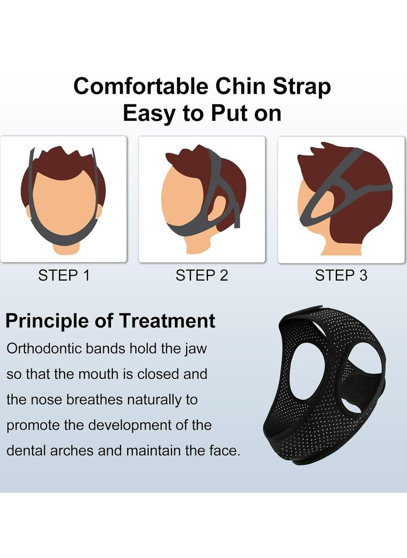 Generic - Anti Snoring Devices - Snoring Relief Chin Strap - Good Sleep Anti Snoring Devices - Effective Snoring Reduction for Men and Women Sleep Better - Image 1
