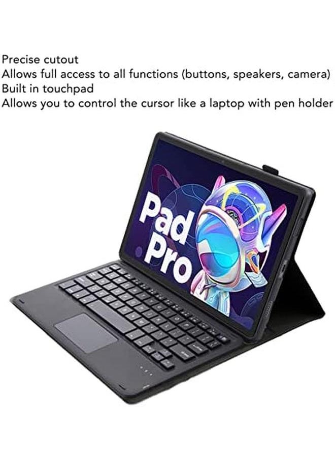 erorex - Vbestlife Tablet Keyboard Case For Lenovo Tab P11 Pro Gen 2 11.2In Detachable Keyboard Precise Cutout Touchpad Pen Holder All Around Protection Black - Image 1