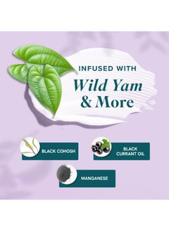 SMNutrition Estrogen Cream with Wild Yam Cream for Hormone Balance | Bioidentical Menopause & Menstrual Support | 200mg USP Micronized Estriol with Vitamin A, Manganese, Black Currant Oil | 80 Servings, 4oz Pump  - Image 3
