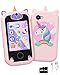 Joozfee Kids Smart Phone for Girls Unicorns Gifts for Girls Toys 810 Years Old Phone Touchscreen Learning Toy Christmas Birthday Gifts for 3 4 5 6 7 8 9 Year Old with 8G Memory Card - Image 2