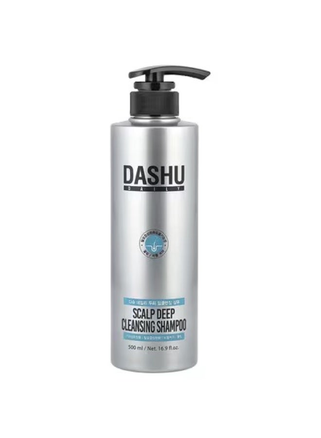 DASHU Daily Anti Hair Loss Scalp Deep Cleansing Shampoo for All Hair Types, 500ml - Image 2