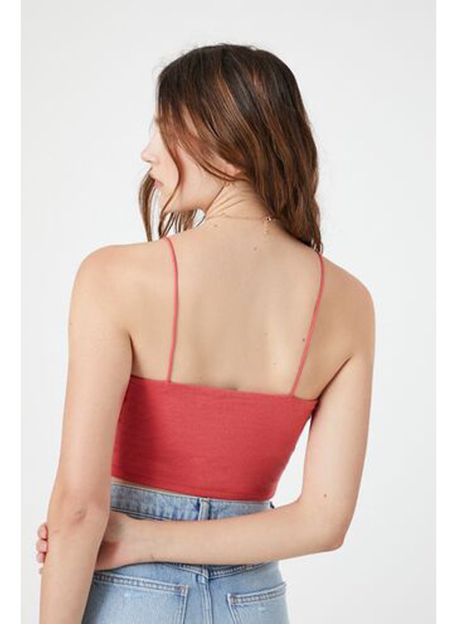 FOREVER 21 Women’s Cowl Neck Handkerchief Hem Camisole - Image 3