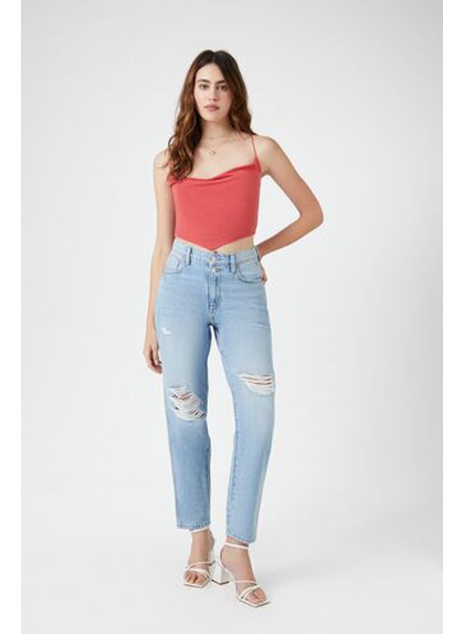 FOREVER 21 Women’s Cowl Neck Handkerchief Hem Camisole - Image 4