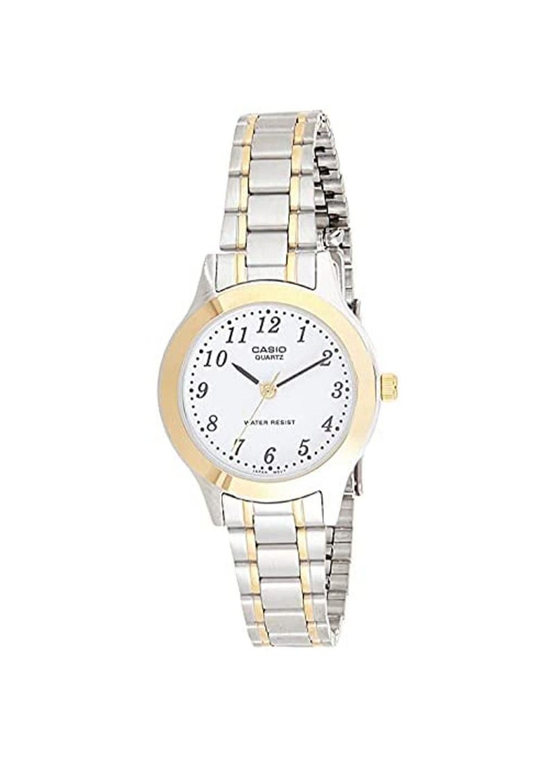 CASIO Women's Stainless Steel Analog Watch LTP-1128G-7BRDF - Image 1
