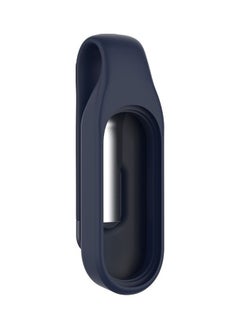 NIBEMINENT Replacement Clip Type Strap Protective Case for Xiao-mi Mi Band 3/4 Bracelet Midnight Blue  - Image 1