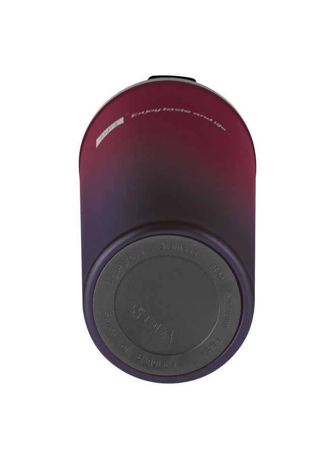 AL SANIDI Stainless steel tea and coffee mug Coffee cup for trips and travel Black*Red capacity 750 ml  - Image 4