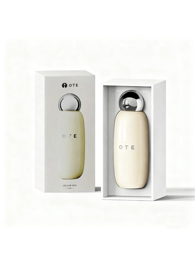 450ML Bowling Ball Insulated Cup - 24H Hot & Cold Retention, Large Capacity for Coffee & Commuting Cream