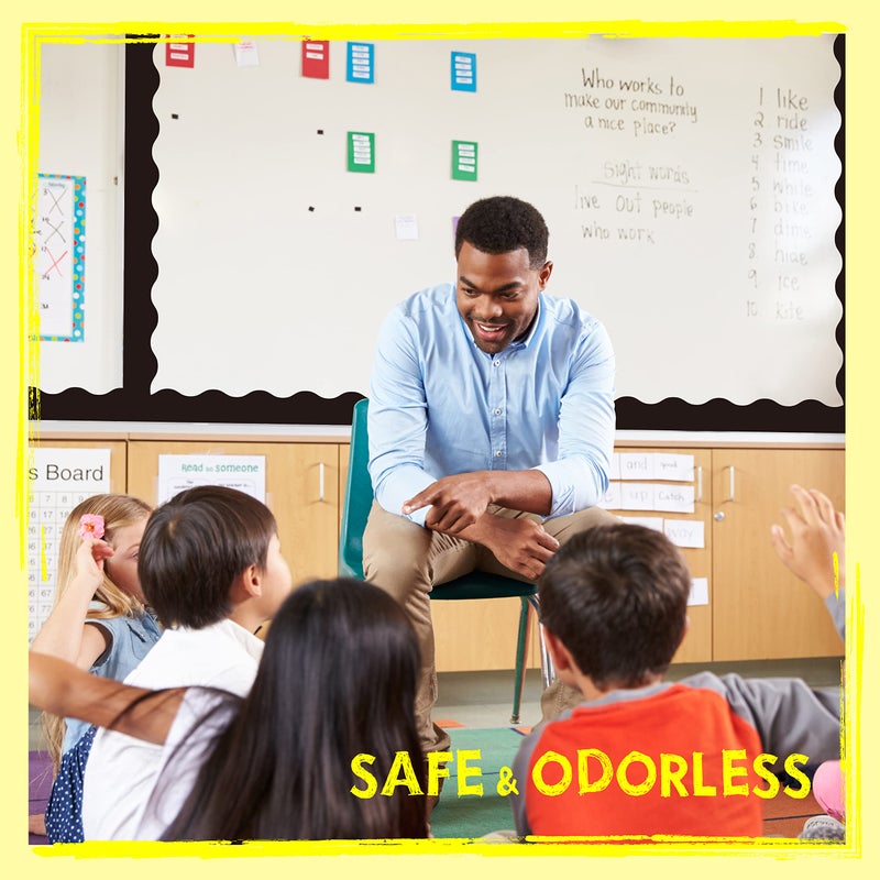 ERKE 60 Feet Bulletin Board Borders, Pure Black Scalloped Rolled Border Trim Board Border with Wavy Line Design Decoration for School, Classroom & Offices - Image 3