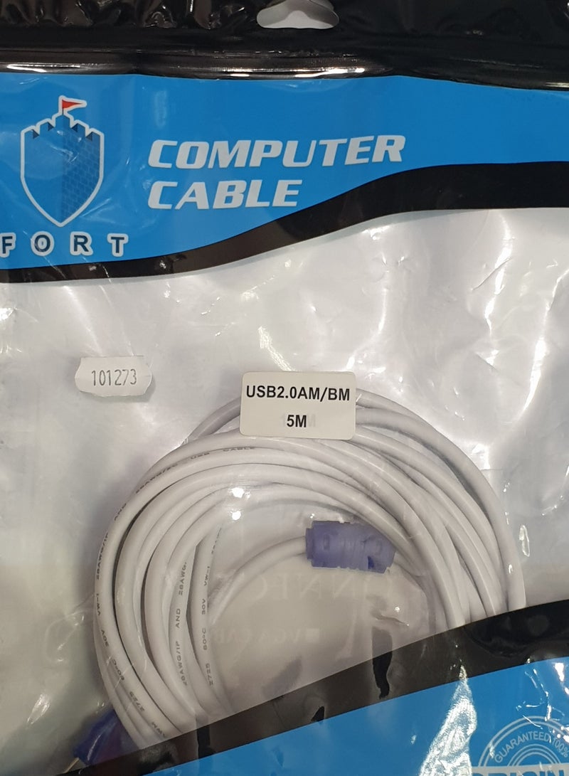 كابل برنتر 5 متر - Image 2