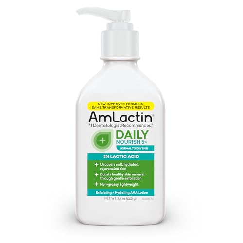 AmLactin Daily Nourish 5  79 oz Body Lotion with 5 Lactic Acid  Exfoliator and Moisturizer for Dry Skin Packaging May Vary - Image 1