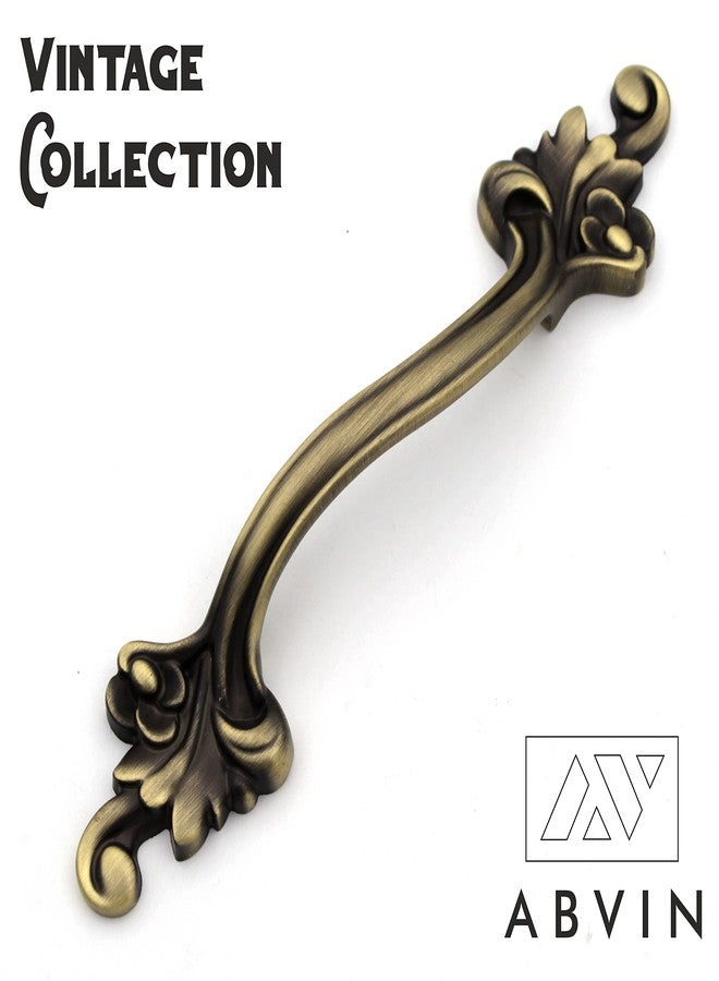 ABVIN Flower Vintage Bar Handles, Modern Gold Cabinet Hardware, Furniture Pulls for Doors, Cabinets, Cupboards & Drawers (10 inch) - Image 3