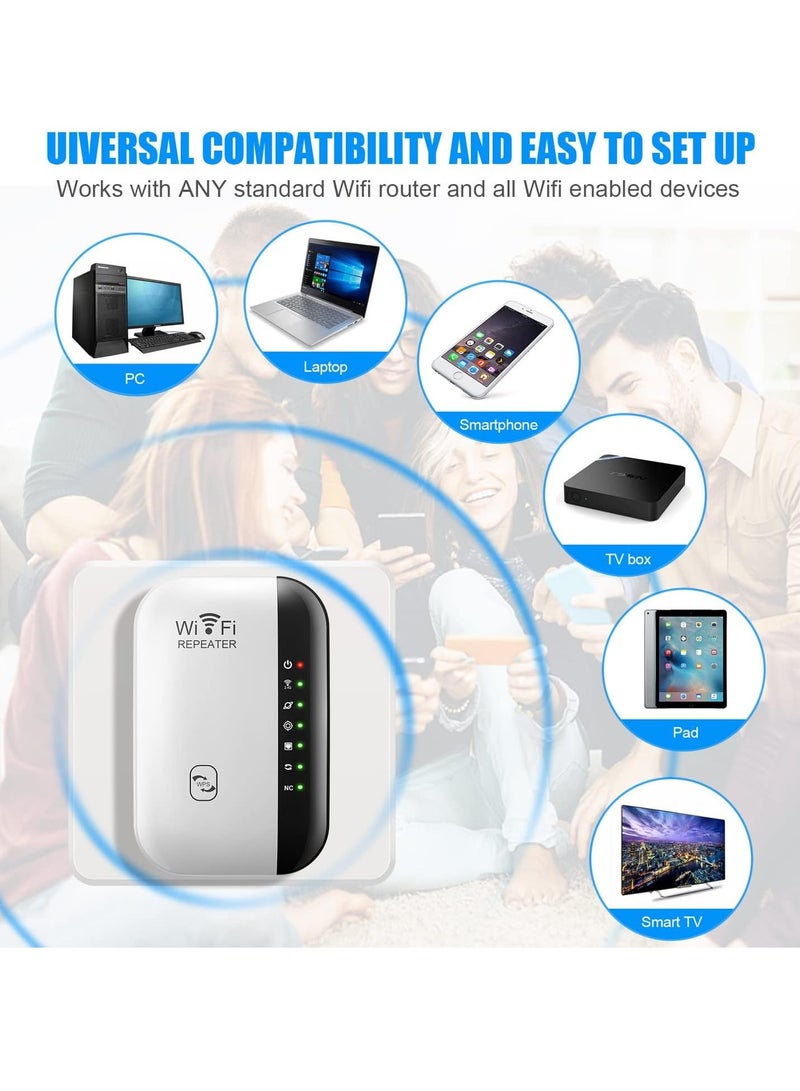300Mbps Dual-Band WiFi Repeater/Router, Powerline Internet Range Extender for Home, Non-Waterproof, 85V-265V, EU Plug, No Battery Required  - Image 5