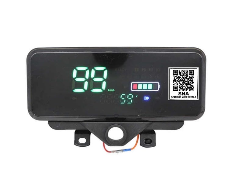 SNA عداد رقمي SNA 48V - 60V: عداد المسافة ومقياس السرعة العالمي للمركبات الكهربائية - Image 1
