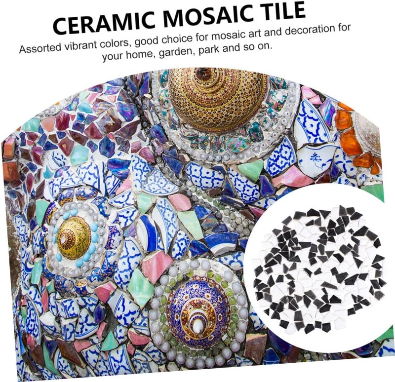 DIY Irregular Mosaic Tiles Bag Polished Pieces for Crafts Safe Smooth Edges for Creative Mosaic Art Home Decor and DIY Projects - Image 4