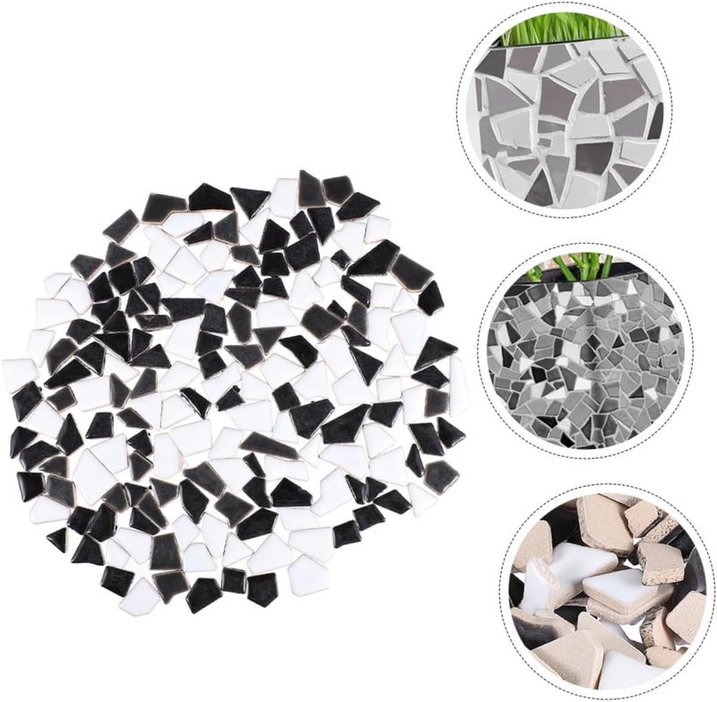 DIY Irregular Mosaic Tiles Bag Polished Pieces for Crafts Safe Smooth Edges for Creative Mosaic Art Home Decor and DIY Projects - Image 5