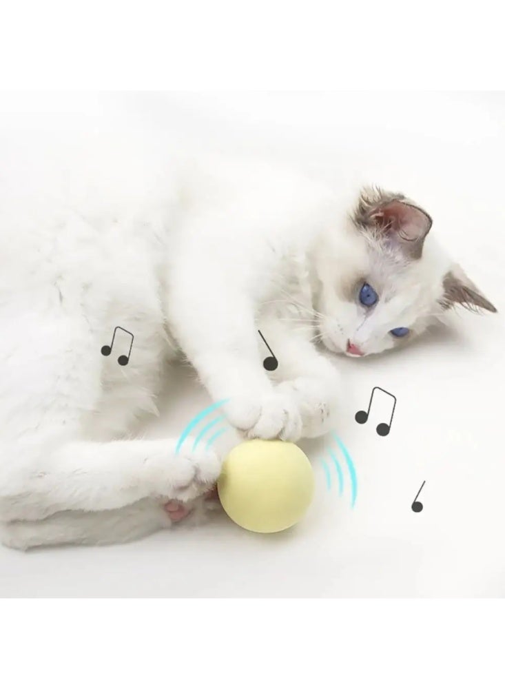 Interactive Cat Toy Balls with Animal Sounds, smart cat toy that produces attractive sounds when moving, stimulation and entertainment balls for indoor cats, lightweight and safe, suitable for all cat sizes - Image 3