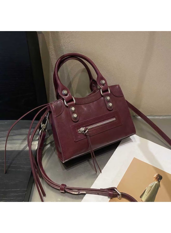 Lumo Handmade-Leather Handbag – Versatile Hand-Stitched Crossbody & Top-Handle Bag for Her - Image 3