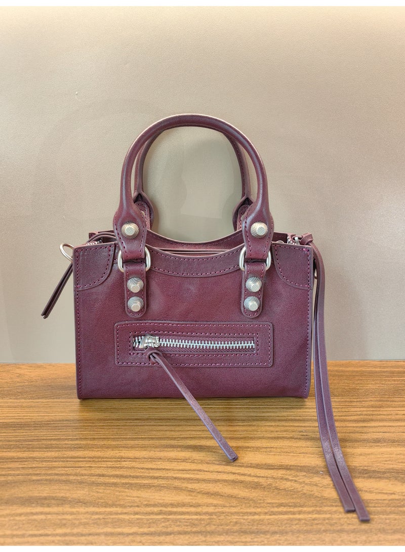 Lumo Handmade-Leather Handbag – Versatile Hand-Stitched Crossbody & Top-Handle Bag for Her - Image 5