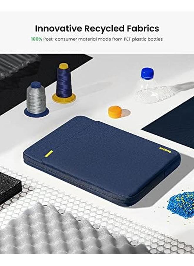 360 Protective Laptop Sleeve For 14 Inch Macbook Pro M4 M3 M2 M1 Pro Max A3112 A3401 A3185 A2992 A2918 A2779 2024 2021 Water Resistant Case Bag With Accessory Pocket For 13.8 Surface Laptop 7