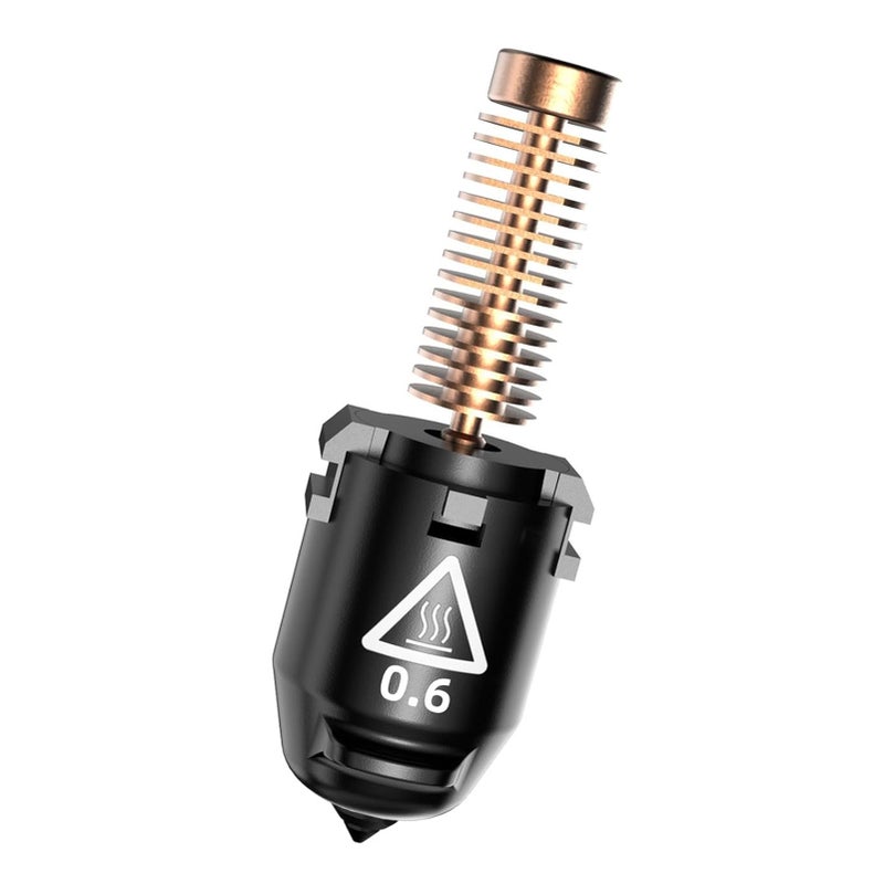 FLASHFORGE Adventurer 5M Hardened Nozzle 280℃ High Flow 32mm³/s for Stable High-Speed Printing Compatible with Adventurer 5M Hotend Perfect for High-Strength Filaments  - 0.6mm - Image 1