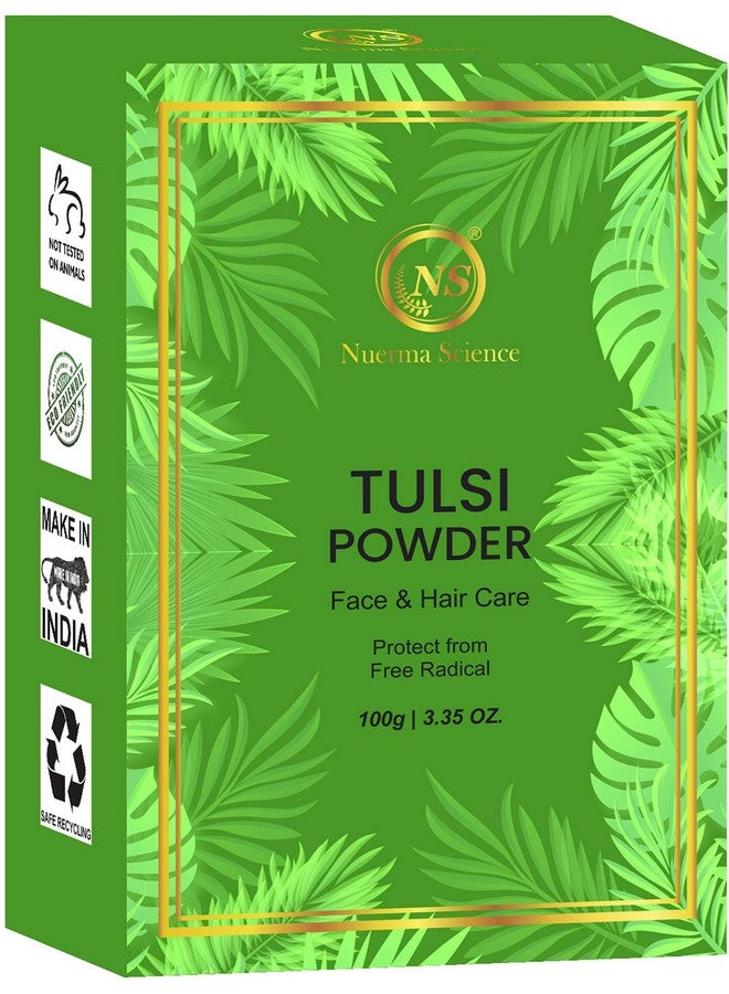 Nuerma Science Tulsi Powder Natural Organic for Lightening Glowing Healthy Skin & Reduce Acne, Pimple, Wrinkles-100 GM - Image 1