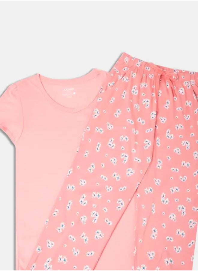 JOCKEY - Jockey RX85 Women's Micro Modal Cotton Short Sleeve T-Shirt & Pyjama Sleep Set - Image 1