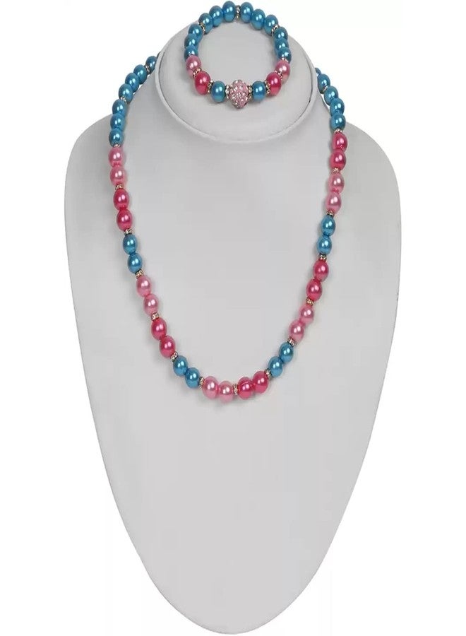 Coco Candy Pom -Pom Hot Pink & Pink Bracelet