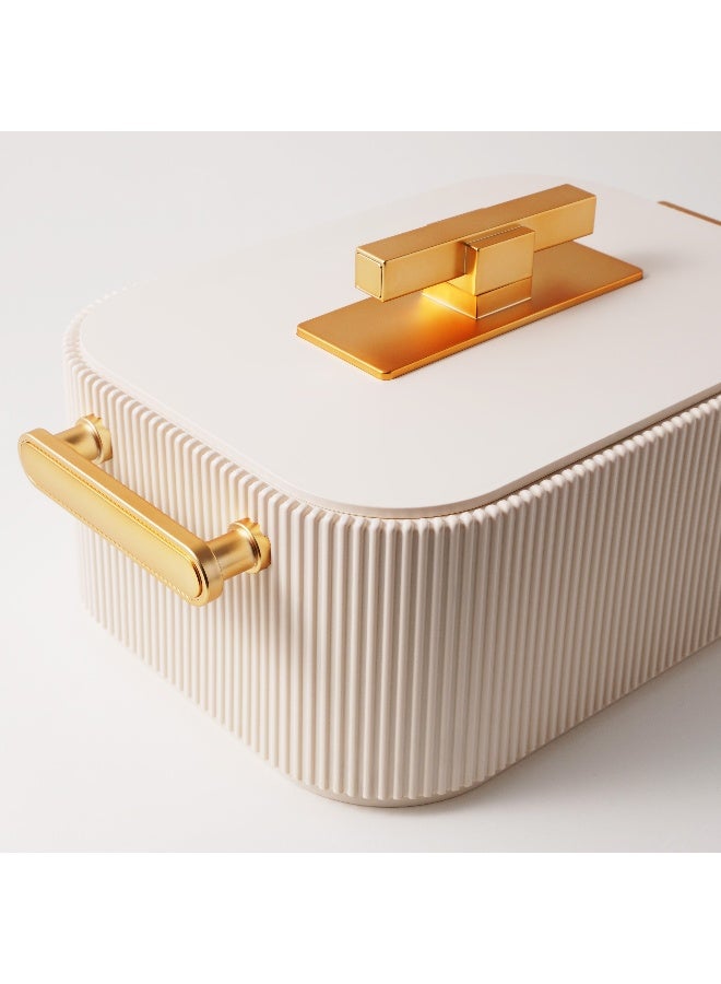 La Mesa سخان طعام من الفولاذ المقاوم للصدأ 5.0 لتر، ذهبي - Image 3