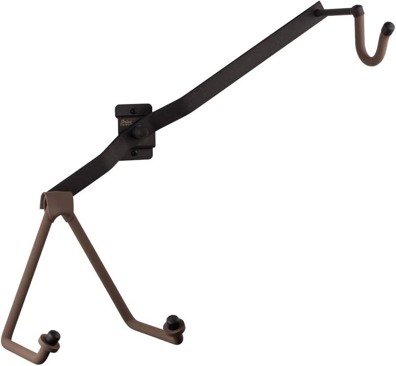 String Swing Guitar Holder Low-Profile Wide-Body for Horizontal Flat Wall Mount - 1 Piece Unit CC151-LPW-FW - Image 1