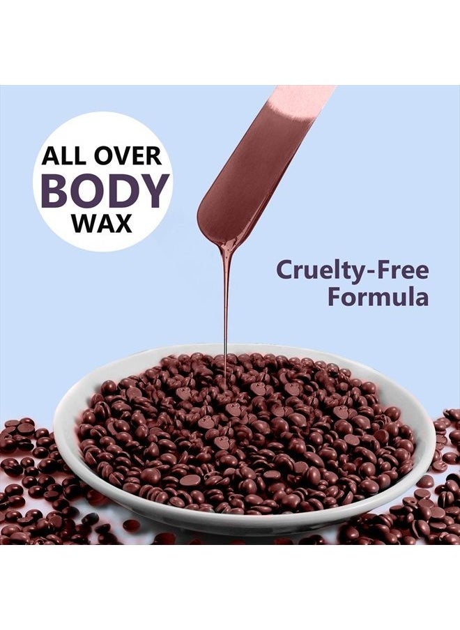 BLITZWAX - Waxing Kit for Women Men Digital Wax Warmer Hard Wax Kit with 50 Wax Accessories 14oz Wax Beans for Full Body Brazilian Bikini Armpit Hair Removal - Image 1