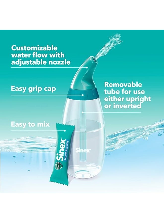 Vicks Sinex Saline Nasal Rinse - Image 4