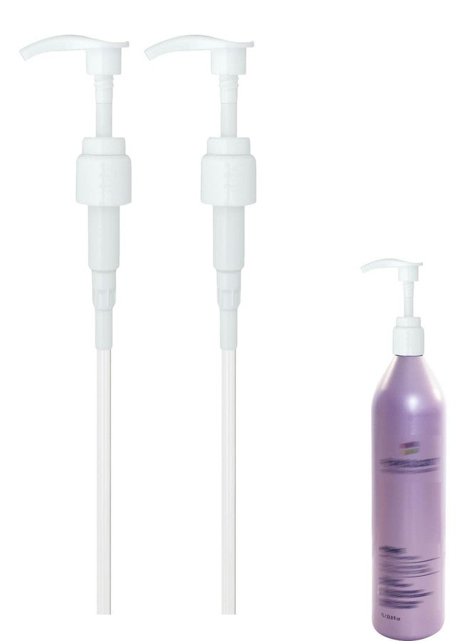 gocola Shampoo/Conditioner Pump Compatible with Pureology, 2 Pump, 1 L/33.8 oz., Pump Dispenser Compatible with Pureology Shampoo and Conditioner, White - Image 1