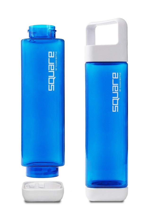 Clean Bottle THE CLEAN HYDRATION CO. 25oz Water Bottle | Durable Tritan Quality, Leak Proof, Removable Bottom, BPA Free, Dishwasher Safe | Reusable Sports & Travel Water Bottle | Blue - Image 3