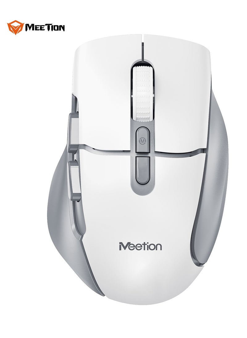 Meetion MEETION Wireless Dual-Mode Ergonomic Mouse BTM001 Ergonomic Design 2.4g Bluetooth Dual Mode Multiple Colors Available  - Image 4