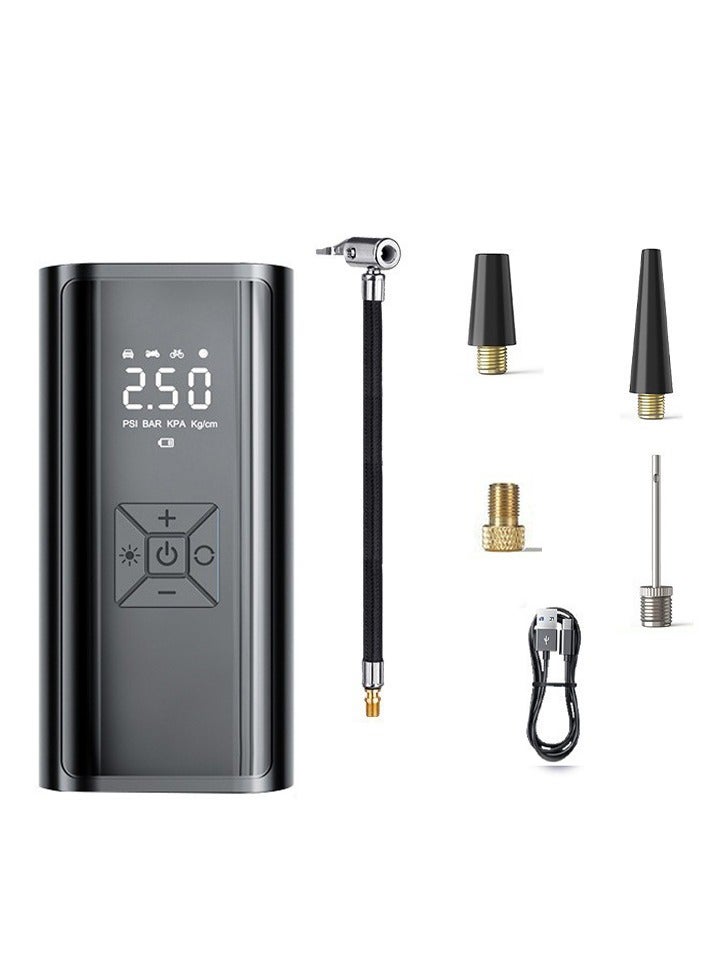 LED Light Car Portable Intelligent Wireless Digital Tire Inflation Pump - Image 1