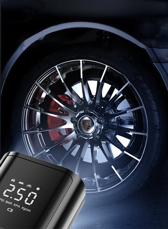 LED Light Car Portable Intelligent Wireless Digital Tire Inflation Pump - Image 3