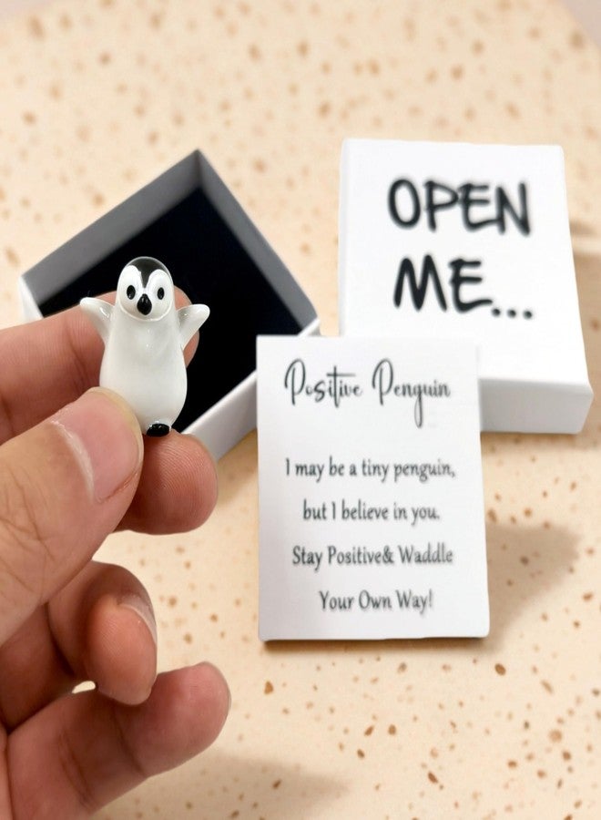 WENGIFT I Love You Penguin Pocket Hug – Cute Matchbox Gift with Tiny Penguin & I Love You Card for Boyfriend, Girlfriend or Valentine’s Day, Her or Him - Image 3