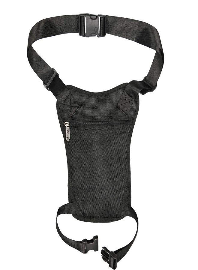 Larswon Thigh Pack, Larswon Leg Bag Thigh Pouch Bag Tactical Waist Bag Motorcycle Bag Waterproof Black - Image 5