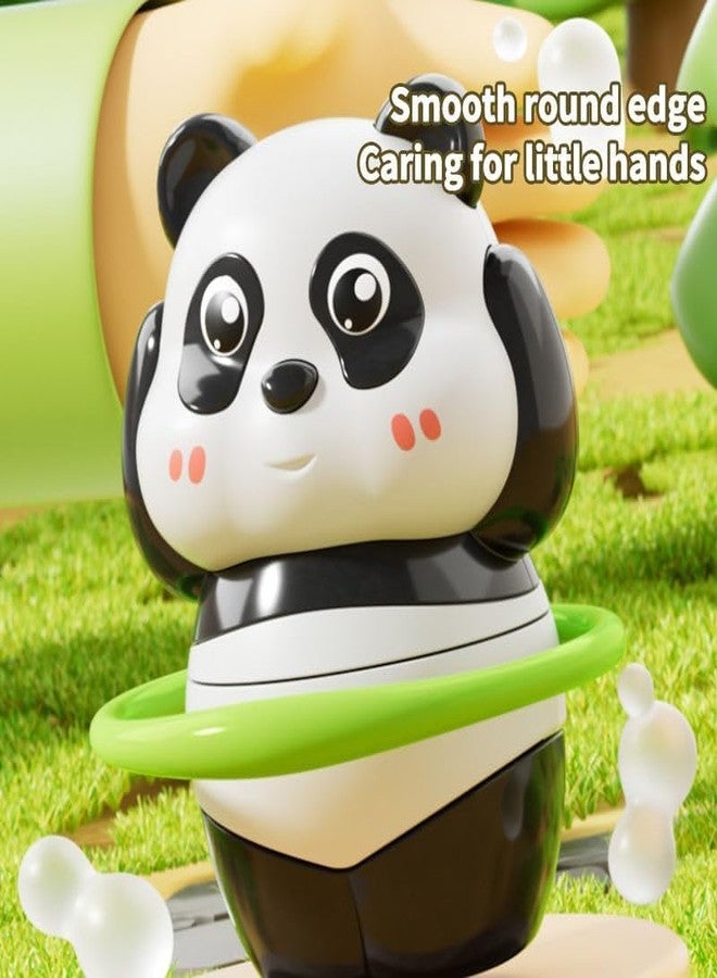 Cojuz Cute Panda Action Toy Set for Kids (3 PCS) | Interactive Moving & Rotating Panda Figures | Fun Educational Animal Toys for Boys & Girls Age 3+ | Safe Playtime Gift for Children - Image 3
