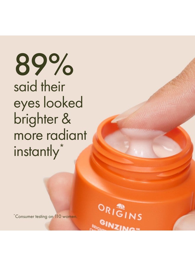 Origins Origins GinZing Brightening Eye Cream | Visibly Reduces Dark Circles Instantly & Over Time | With Vitamin C & Niacinamide, 0.5 Fl Oz - Image 3